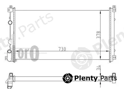 Abakus 037-017-0065 — Radiator, engine cooling