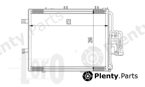 Abakus 037-016-0010 — Condenser, air conditioning