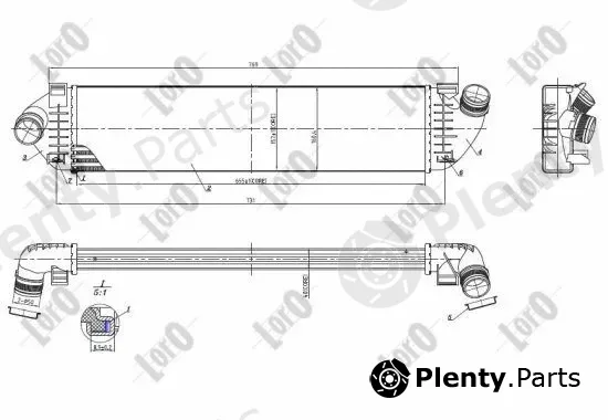 Abakus 017-018-0009 — Charge Air Cooler