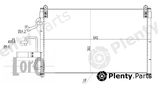 Abakus 011-016-0008 — Condenser, air conditioning