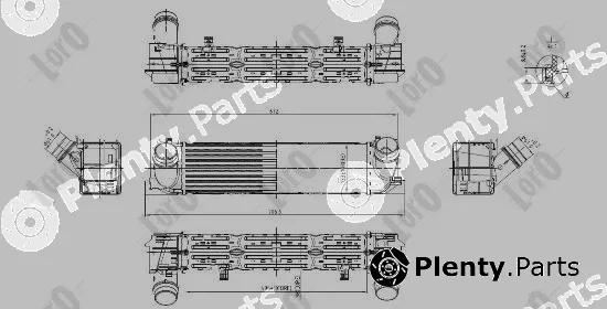 Abakus 004-018-0013 — Charge Air Cooler