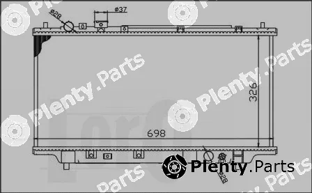 Abakus 030-017-0002 — Radiator, engine cooling