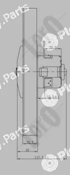 Abakus 009-014-0003 — Fan, engine cooling