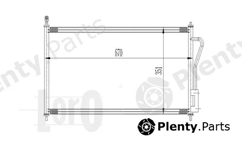 Abakus 017-016-0007 — Condenser, air conditioning