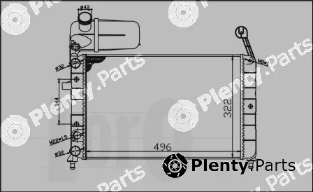 Abakus 016-017-0006 — Radiator, engine cooling