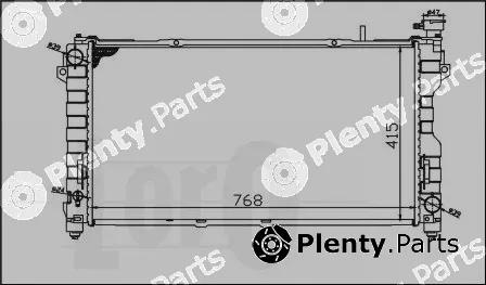 Abakus 008-017-0004 — Radiator, engine cooling