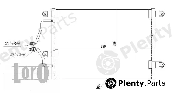 Abakus 042-016-0001 — Condenser, air conditioning
