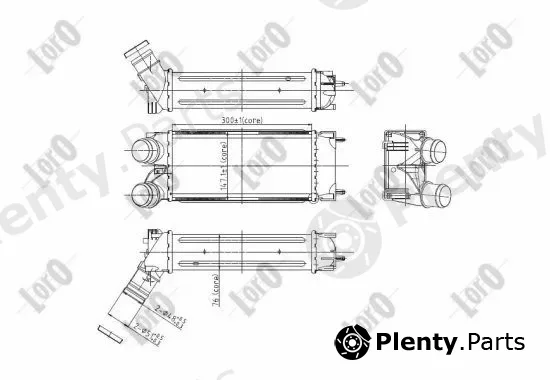 Abakus 009-018-0009 — Charge Air Cooler