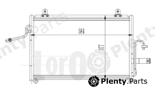 Abakus 011-016-0004 — Condenser, air conditioning