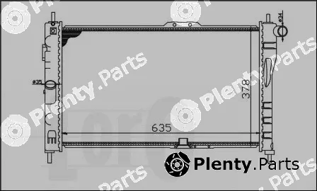 Abakus 011-017-0006 — Radiator, engine cooling