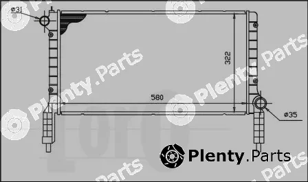 Abakus 016-017-0037 — Radiator, engine cooling