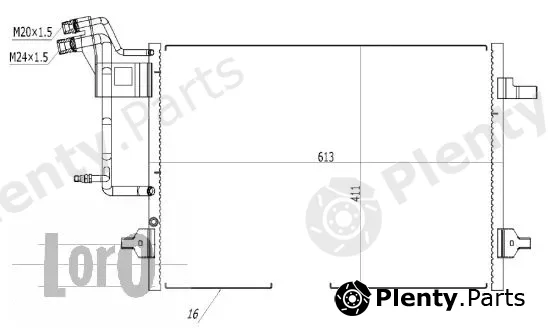 Abakus 003-016-0002 — Condenser, air conditioning