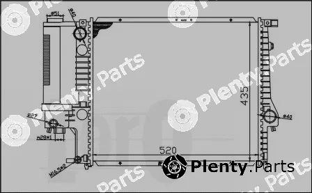 Abakus 004-017-0002 — Radiator, engine cooling