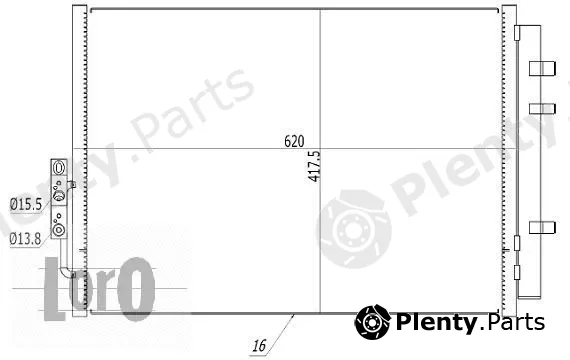 Abakus 004-016-0004 — Condenser, air conditioning