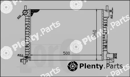 Abakus 017-017-0013 — Radiator, engine cooling