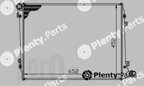 Abakus 003-017-0033 — Radiator, engine cooling