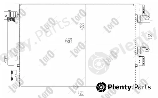 Abakus 015-016-0003 — Condenser, air conditioning