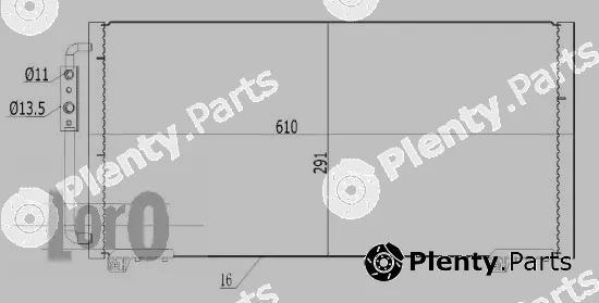 Abakus 018-016-0026 — Condenser, air conditioning