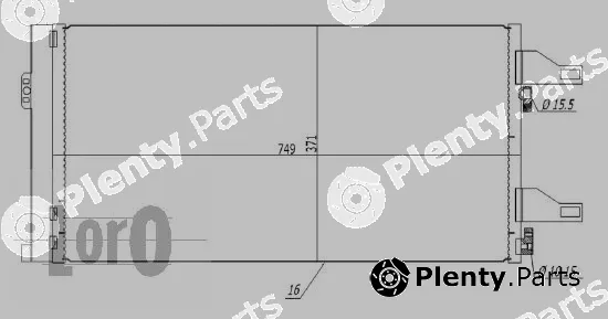 Abakus 009-016-0004 — Condenser, air conditioning