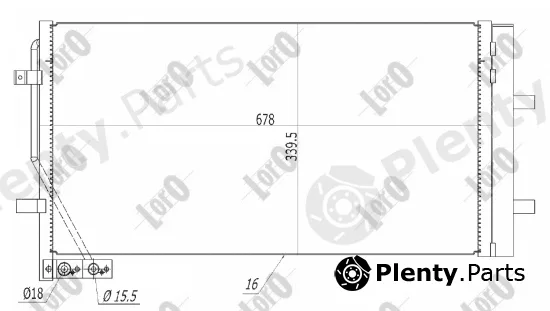 Abakus 003-016-0029 — Condenser, air conditioning