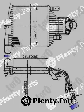 Abakus 037-018-0018 — Charge Air Cooler
