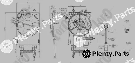 Abakus 016-014-0005 — Fan, engine cooling