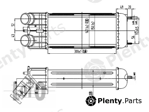 Abakus 009-018-0005 — Charge Air Cooler