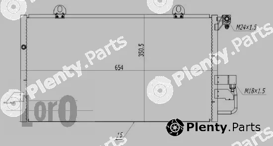 Abakus 003-016-0003 — Condenser, air conditioning