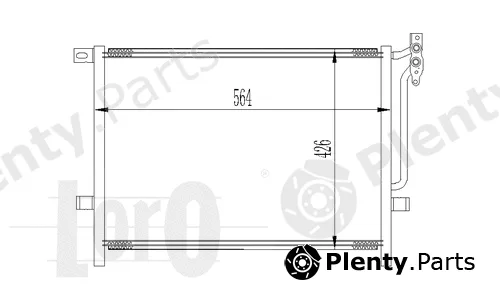 Abakus 004-016-0008 — Condenser, air conditioning