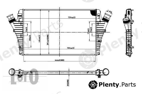 Abakus 037-018-0007 — Charge Air Cooler
