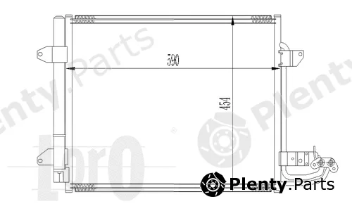 Abakus 053-016-0017 — Condenser, air conditioning