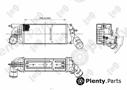 Abakus 009-018-0016 — Charge Air Cooler