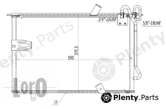 Abakus 004-016-0007 — Condenser, air conditioning