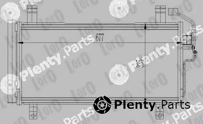 Abakus 030-016-0021 — Condenser, air conditioning
