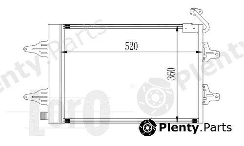 Abakus 053-016-0015 — Condenser, air conditioning