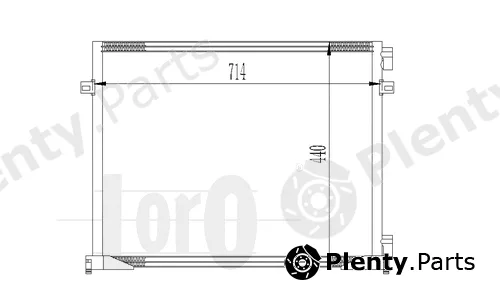 Abakus 037-016-0033 — Condenser, air conditioning