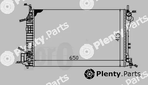 Abakus 037-017-0081 — Radiator, engine cooling