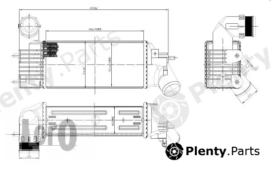 Abakus 009-018-0003 — Charge Air Cooler
