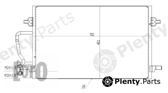 Abakus 003-016-0018 — Condenser, air conditioning