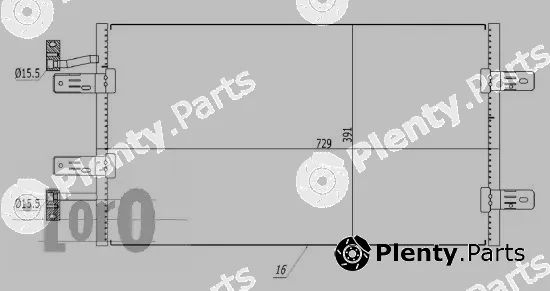 Abakus 037-016-0046 — Condenser, air conditioning