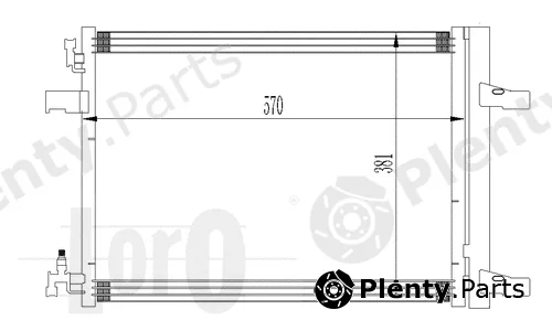Abakus 037-016-0032 — Condenser, air conditioning