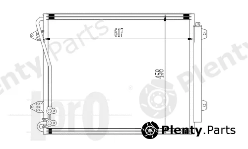 Abakus 053-016-0019 — Condenser, air conditioning