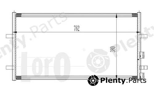 Abakus 017-016-0029 — Condenser, air conditioning