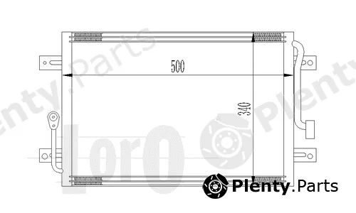 Abakus 016-016-0003 — Condenser, air conditioning