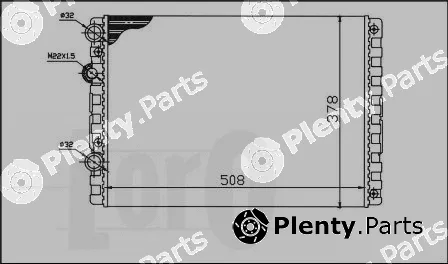 Abakus 053-017-0037 — Radiator, engine cooling