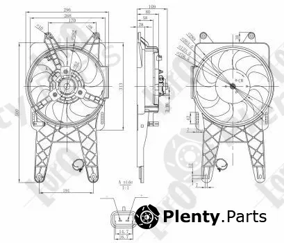 Abakus 016-014-0001 — Fan, engine cooling