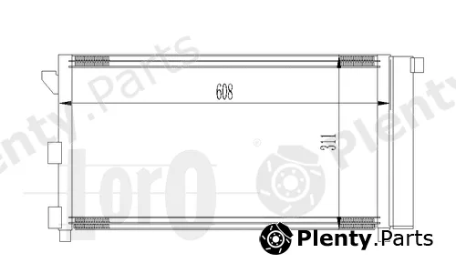 Abakus 016-016-0018 — Condenser, air conditioning