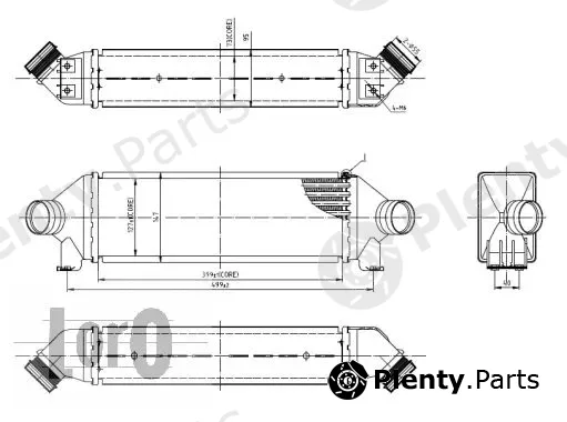 Abakus 017-018-0003 — Charge Air Cooler