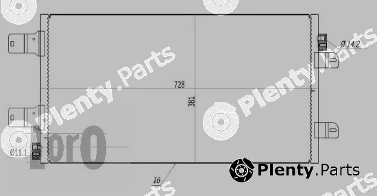 Abakus 042-016-0042 — Condenser, air conditioning