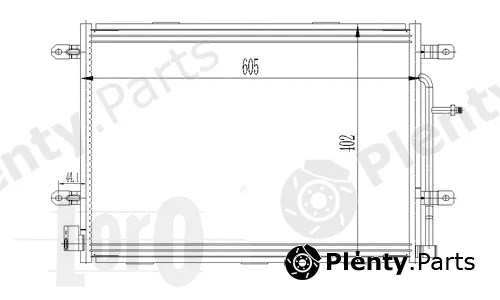 Abakus 003-016-0015 — Condenser, air conditioning